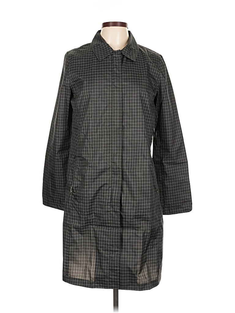 Pre-owned The Limited Raincoat In Gray