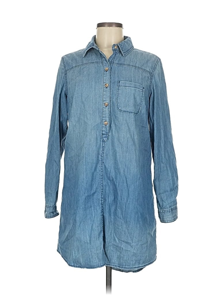 Pre-owned Gap Outlet Casual Dress In Blue
