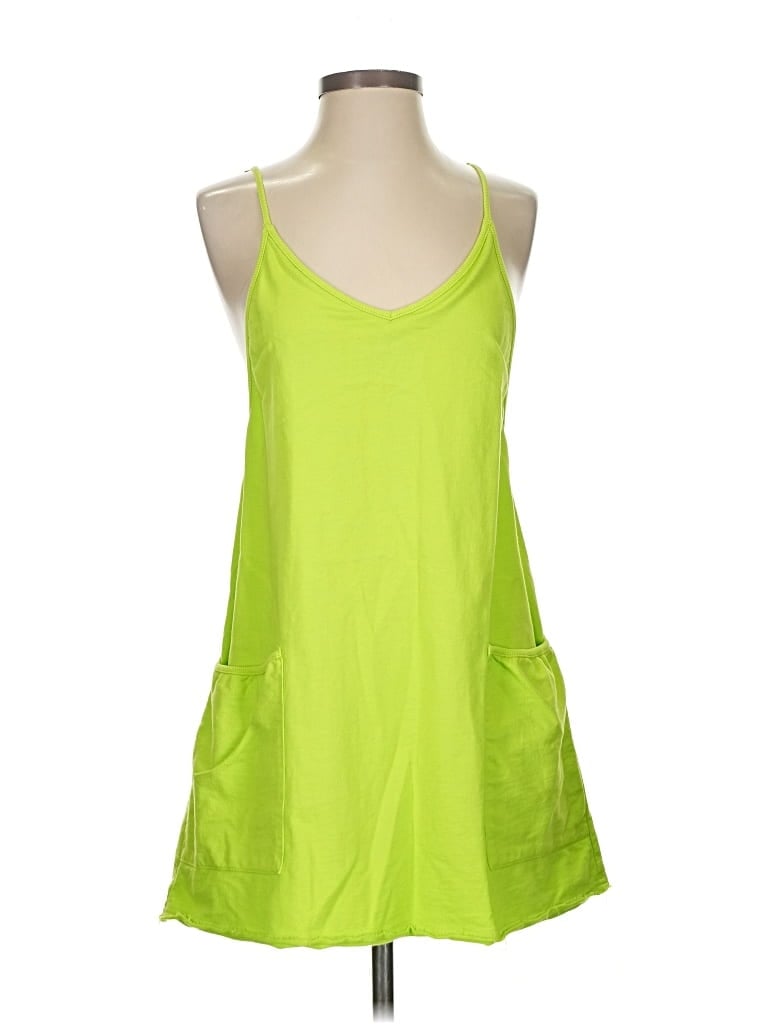 Pre-owned Listicle Sleeveless Top Green Scoop Neck Tops