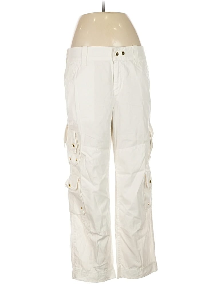Pre-owned Polo Ralph Lauren Cargo Pants In White