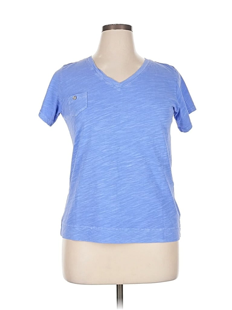 Pre-owned Fresh Produce Short Sleeve T-shirt In Blue