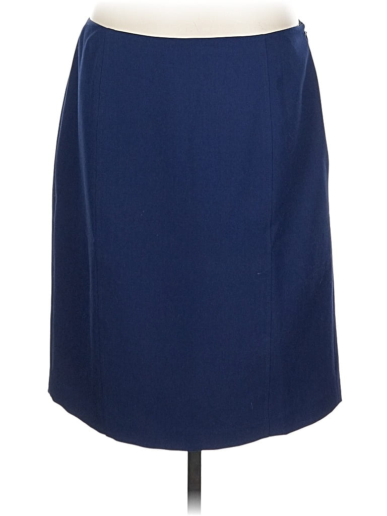 Pre-owned Kasper Formal Skirt In Blue