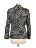 Evan Picone Print Gray Blazer Size 8 - photo 2