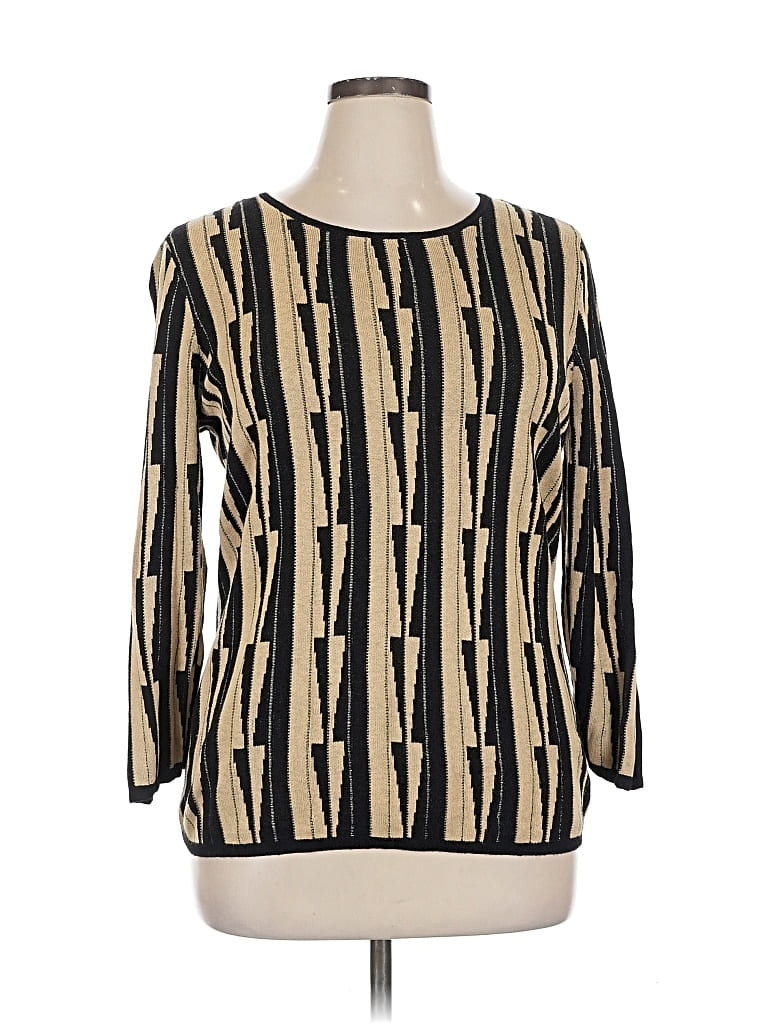 Pre-owned Jones Wear Pullover Sweater In Gold