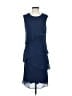 Gina Bacconi 100% Polyester Blue Cocktail Dress Size 4 - photo 1