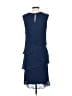 Gina Bacconi 100% Polyester Blue Cocktail Dress Size 4 - photo 2