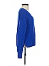 Simply Vera Vera Wang Solid Blue Pullover Sweater Size XS - photo 4