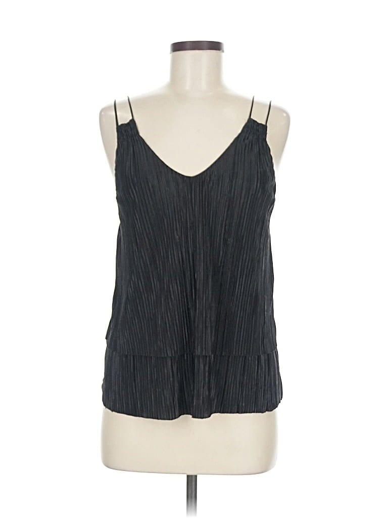 Pre-owned Free Press Sleeveless Blouse In Black