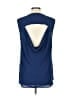 BCBGMAXAZRIA 100% Polyester Blue Sleeveless Blouse Size L - photo 2