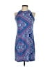 Renee C. Graphic Blue Cocktail Dress Size S - photo 1