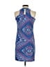 Renee C. Graphic Blue Cocktail Dress Size S - photo 2