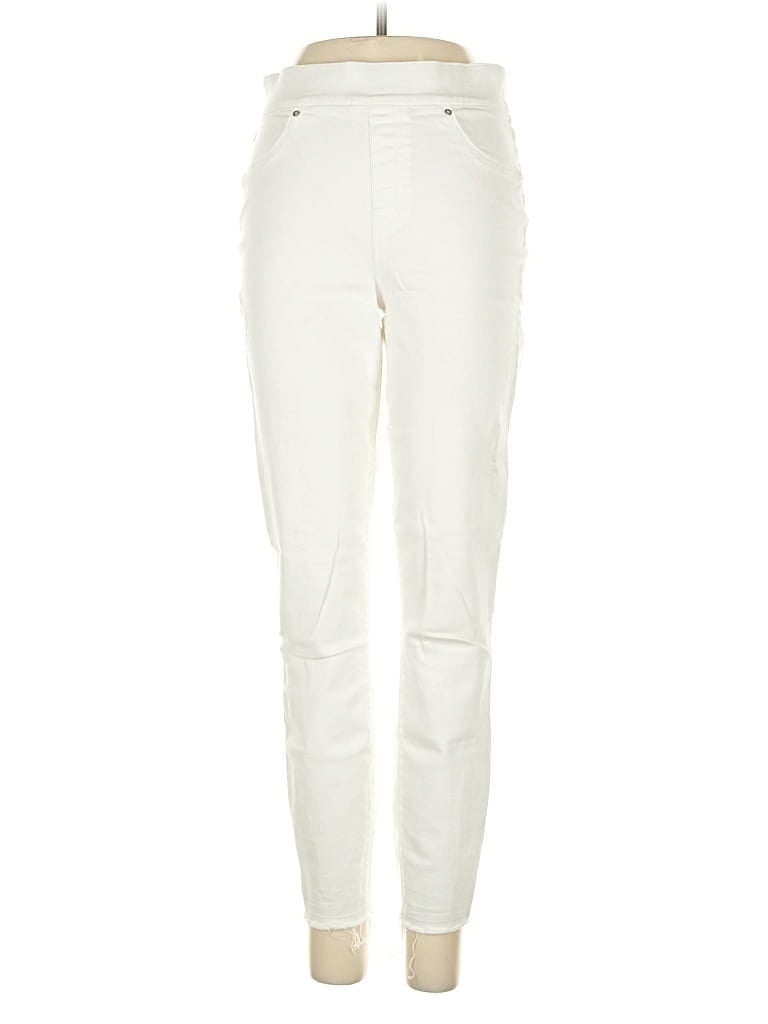 Pre-owned Spanx Jeggings In White