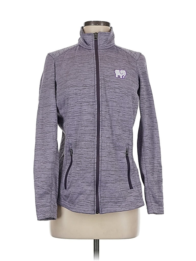 Pre-owned Ivory Ella Track Jacket In Gray