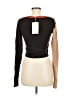 W.CASHMERE Color Block Brown Tan Wool Pullover Sweater Size XS - photo 2