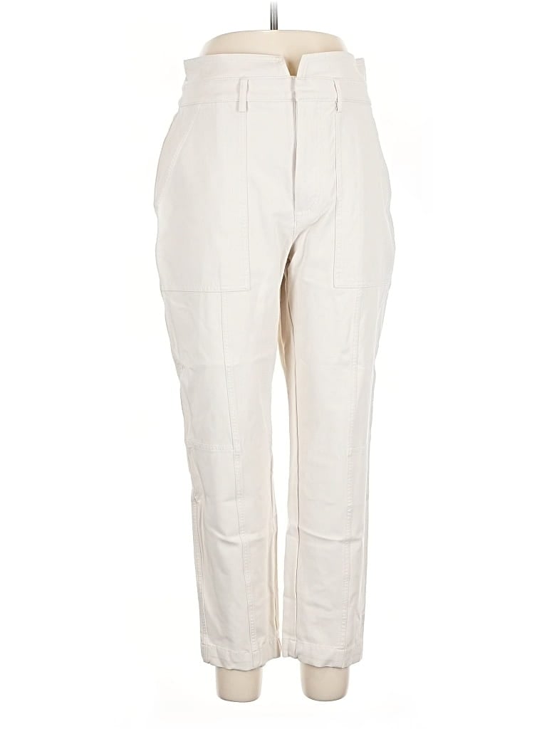 Pre-owned Banana Republic Cargo Pants In White