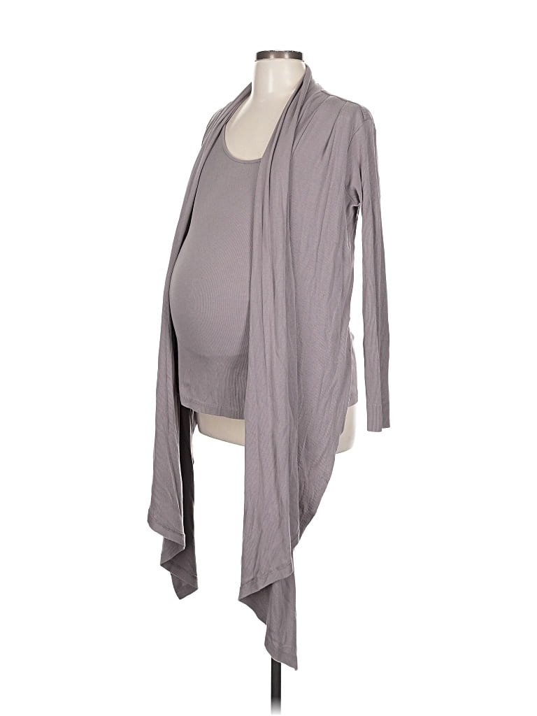 Pre-owned Seraphine Cardigan Sweater In Gray