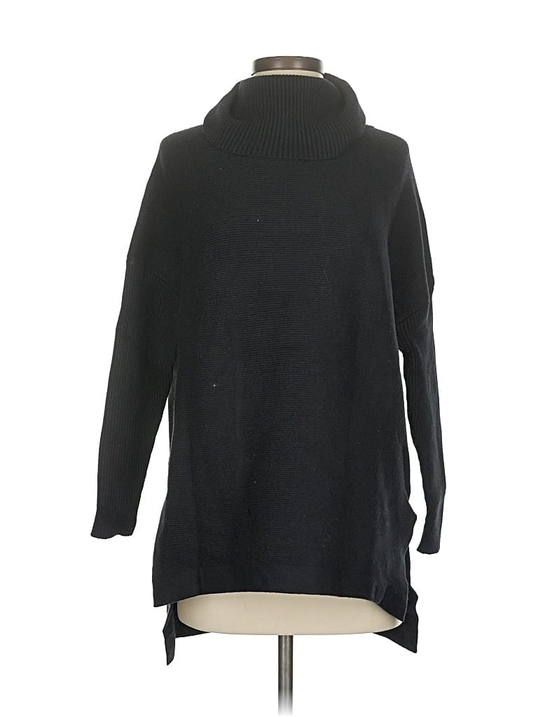 Pre-owned Unbranded Turtleneck Sweater In Black