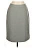 Caslon Solid Gray Formal Skirt Size 8 - photo 1