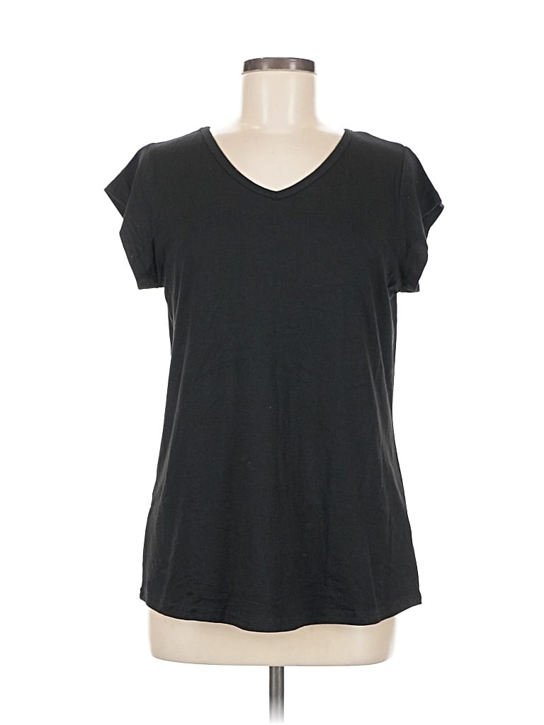 Pre-owned Unbranded Short Sleeve T-shirt In Black