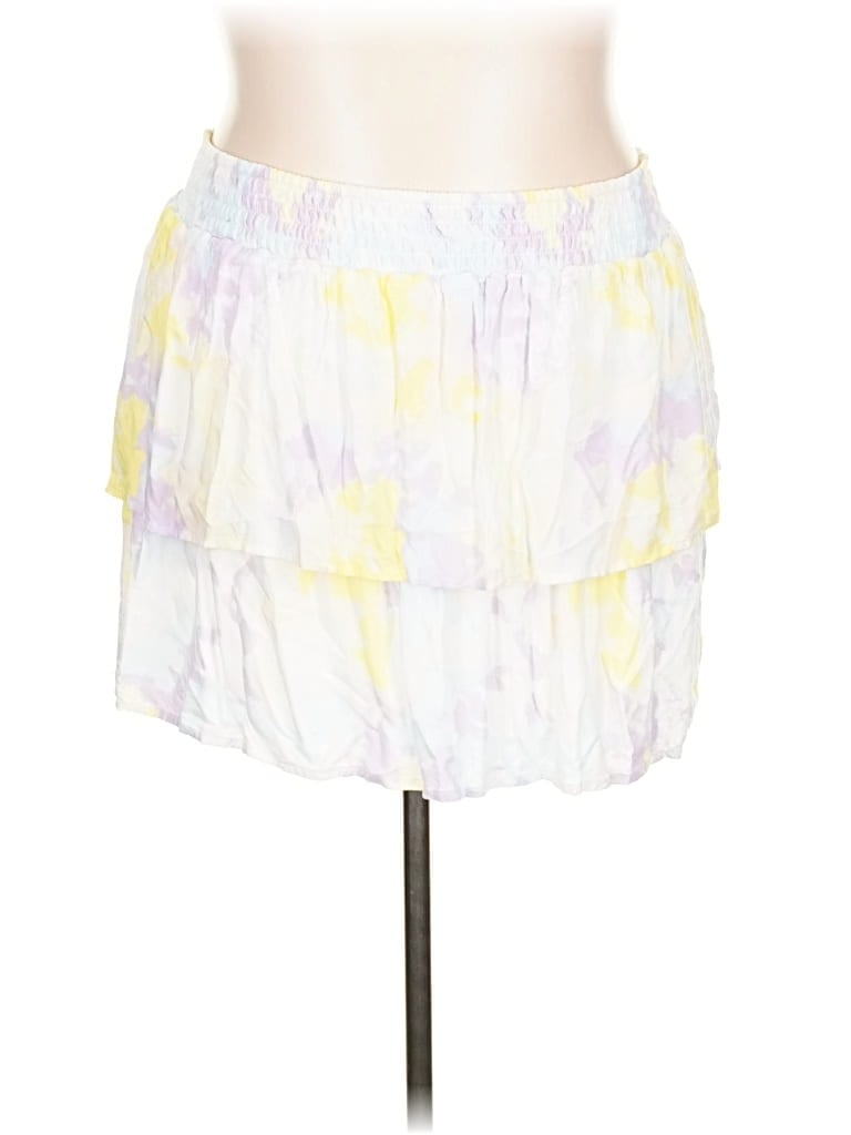 Pre-owned No Boundaries Casual Skirt In White