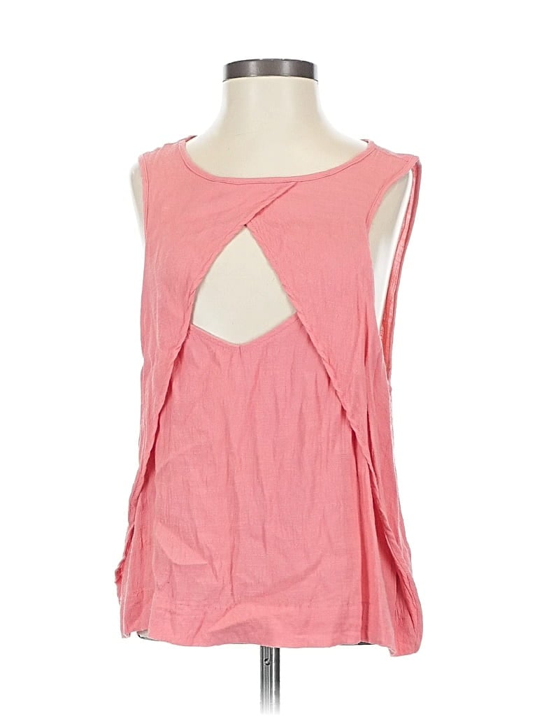 Pre-owned Free People Sleeveless Blouse In Pink
