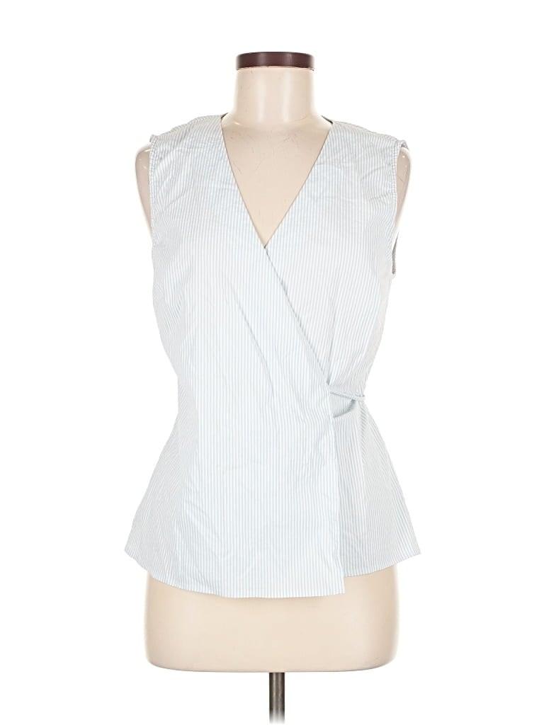 Pre-owned Southern Tide Sleeveless Blouse In Blue