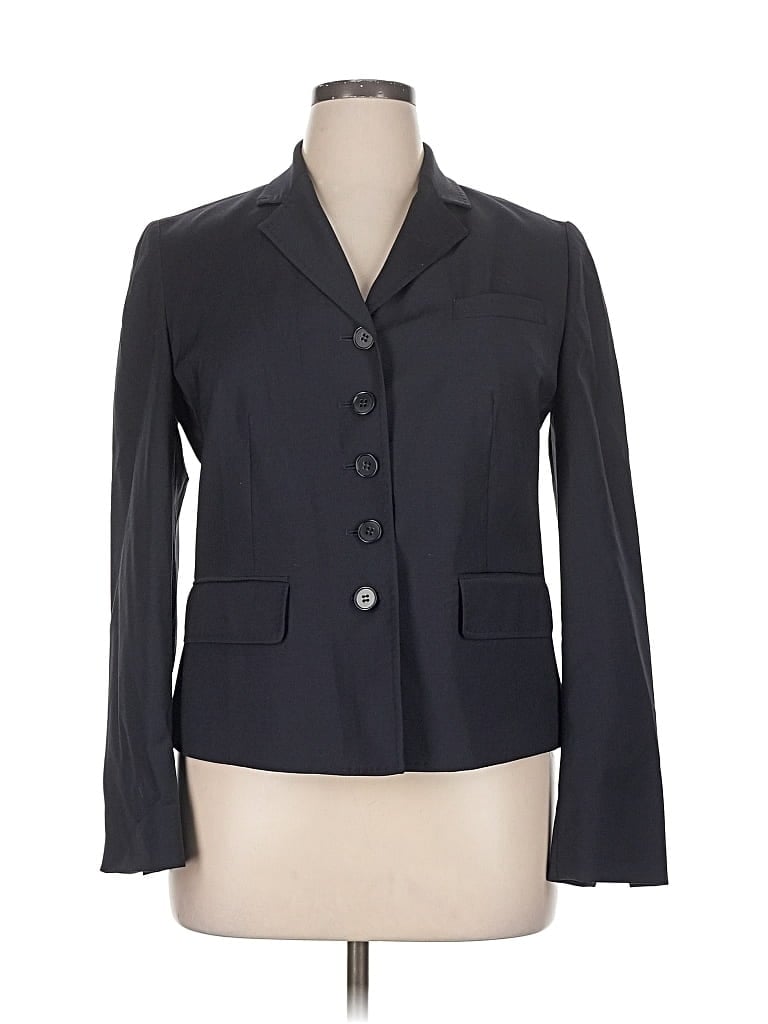 Talbots Blazer Jacket In Blue