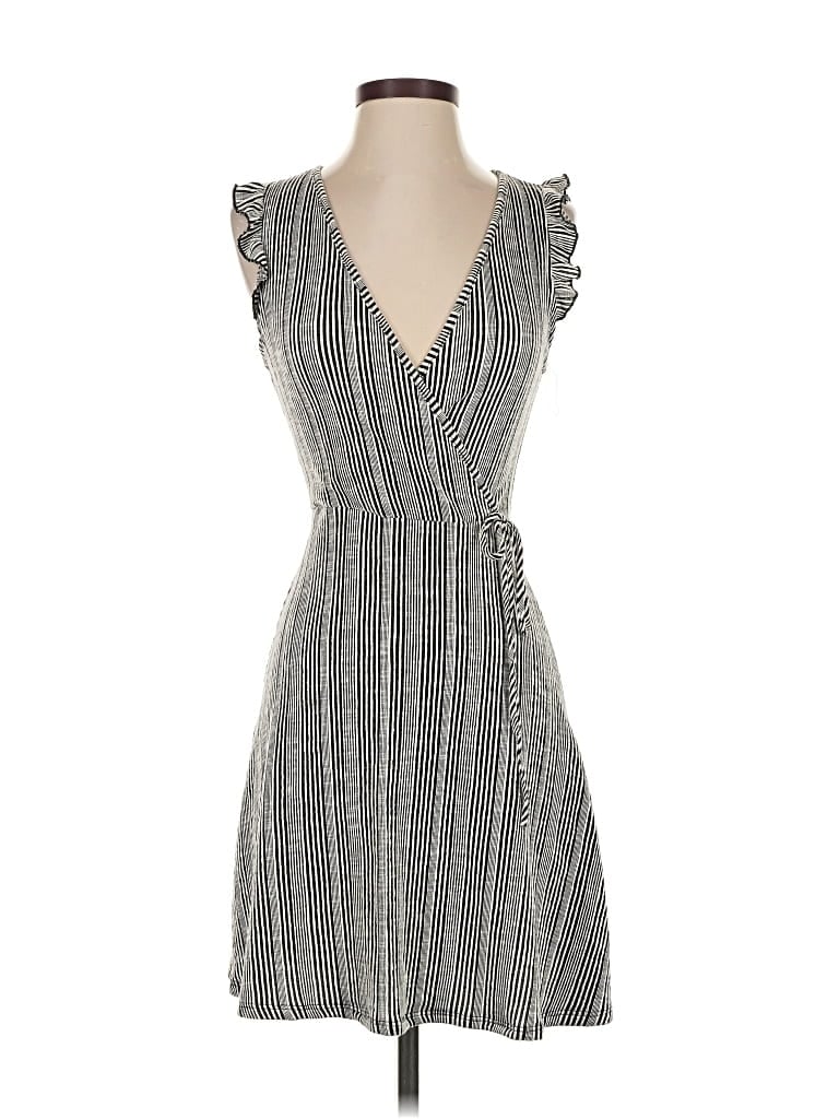 Pre-owned Caution To The Wind Cocktail Dress In Gray