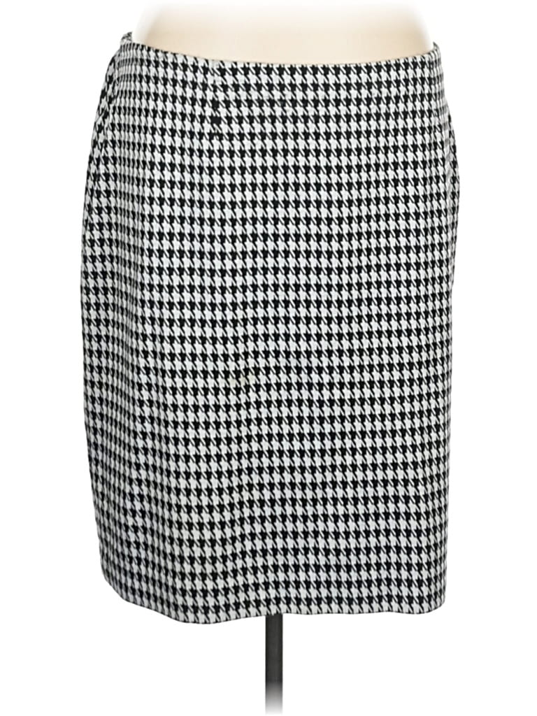 Pre-owned Kasper Casual Skirt In Gray