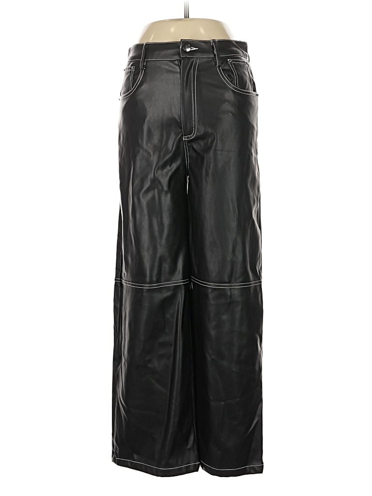 Pre-owned Very J Casual Pants In Black