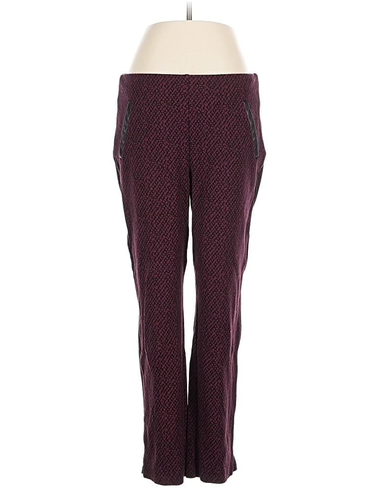 Pre-owned Chico's Casual Pants In Burgundy