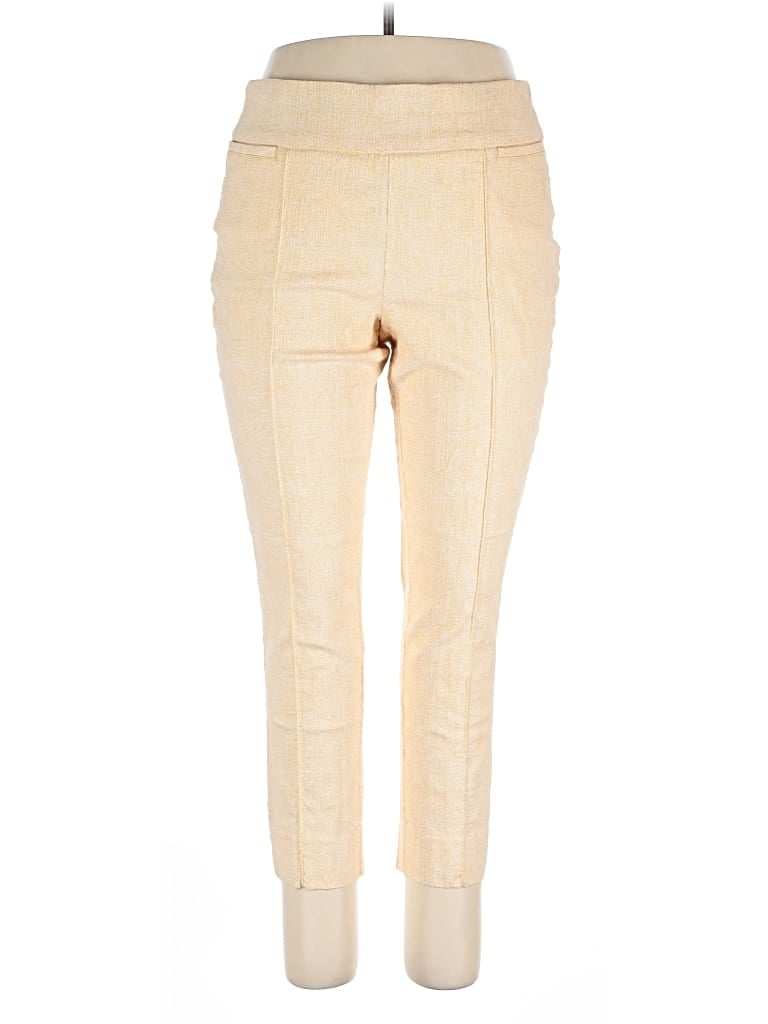 Pre-owned Investments Casual Pants In Gold