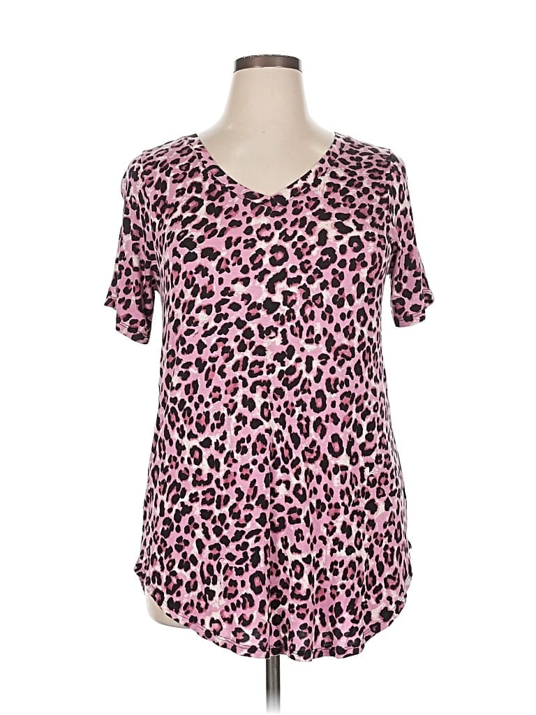 Pre-owned Shiela Rose Short Sleeve T-shirt In Purple