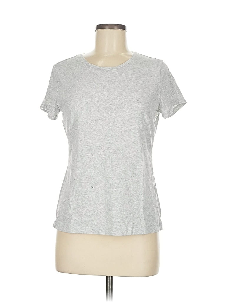 Pre-owned Banana Republic Factory Store Short Sleeve T-shirt In Silver