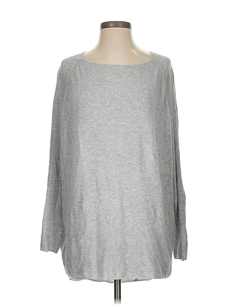 Pre-owned Lou & Grey Pullover Sweater In Gray