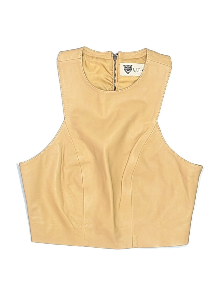 Pre-owned Lita By Ciara Vest In Brown