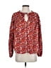 Universal Thread Red Long Sleeve Blouse Size S - photo 1