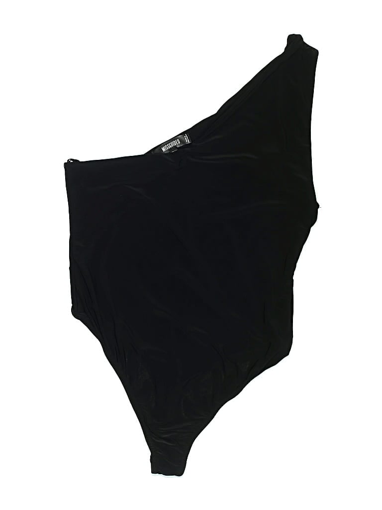 Pre-owned Missguided Bodysuit In Black