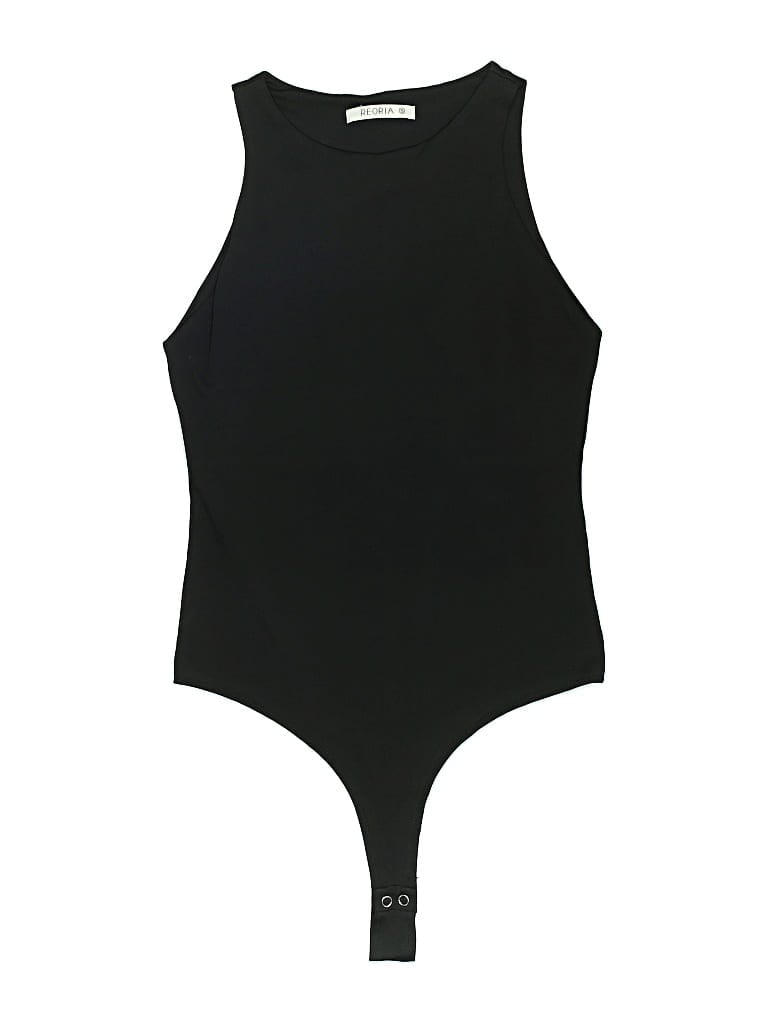 Pre-owned Reoria Bodysuit In Black