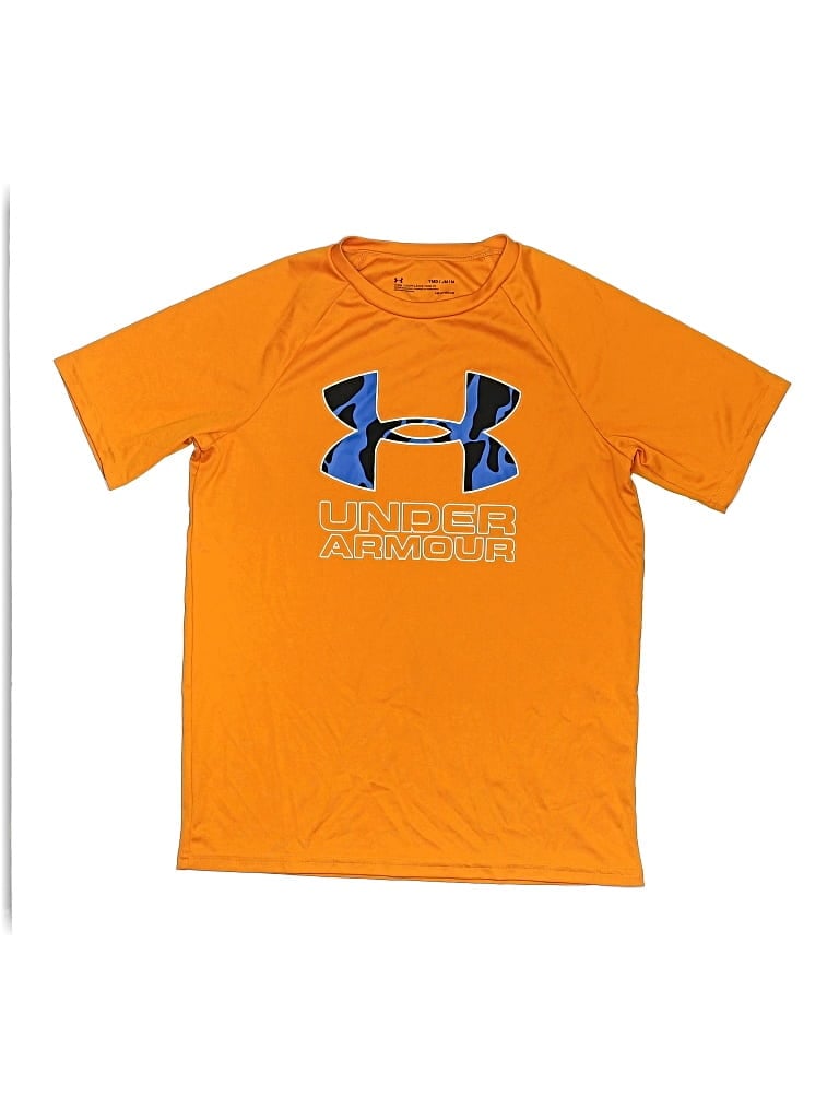 Pre-owned Under Armour Kids' Active T-shirt In Orange