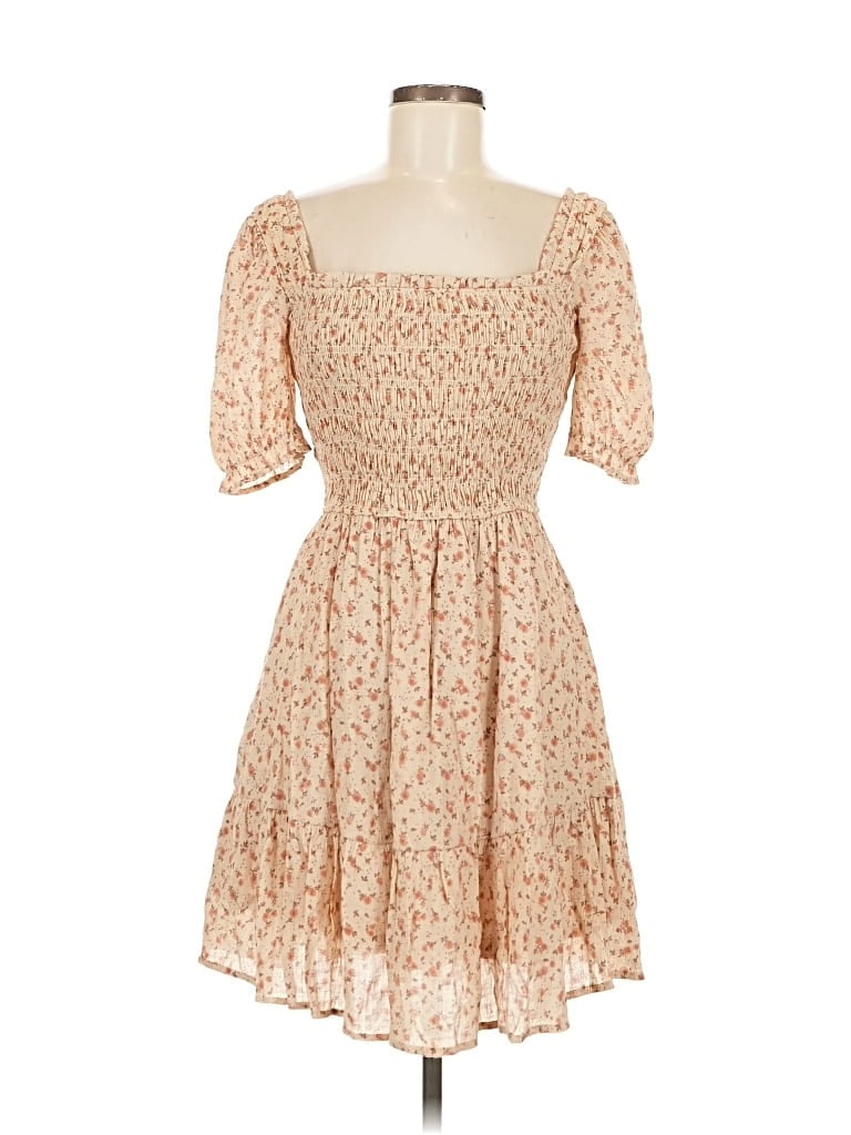 Pre-owned Mine Casual Dress In Brown