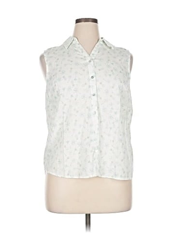 Coral Bay Sleeveless Button-Down Shirt (view 1)