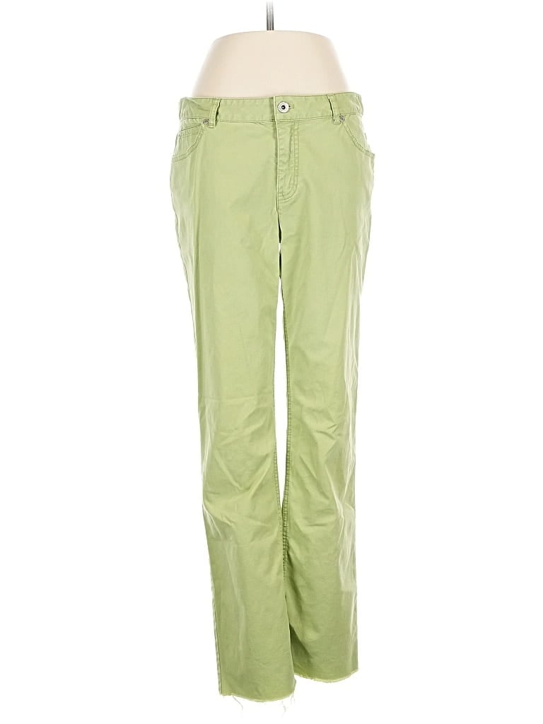 Pre-owned Jjill Casual Pants In Green
