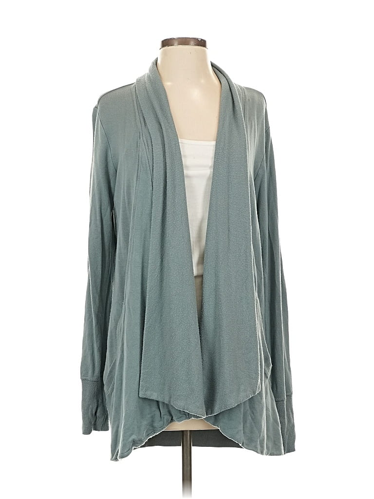 Pre-owned Athleta Cardigan Sweater In Blue
