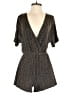 Astr Tweed Brown Romper Size S - photo 1