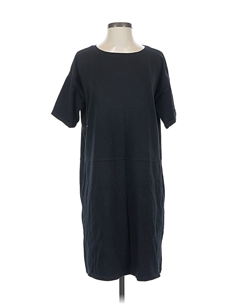 Pre-owned Eileen Fisher Casual Dress In Black