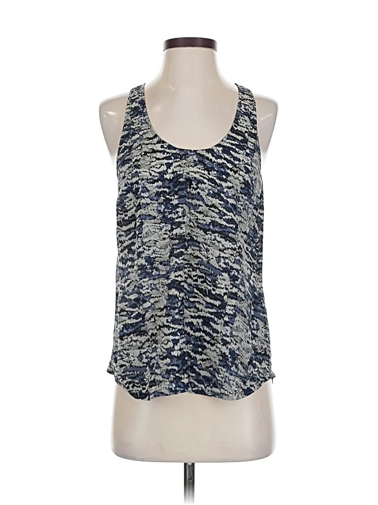 Pre-owned Joie Sleeveless Top Blue Halter Neckline Tops