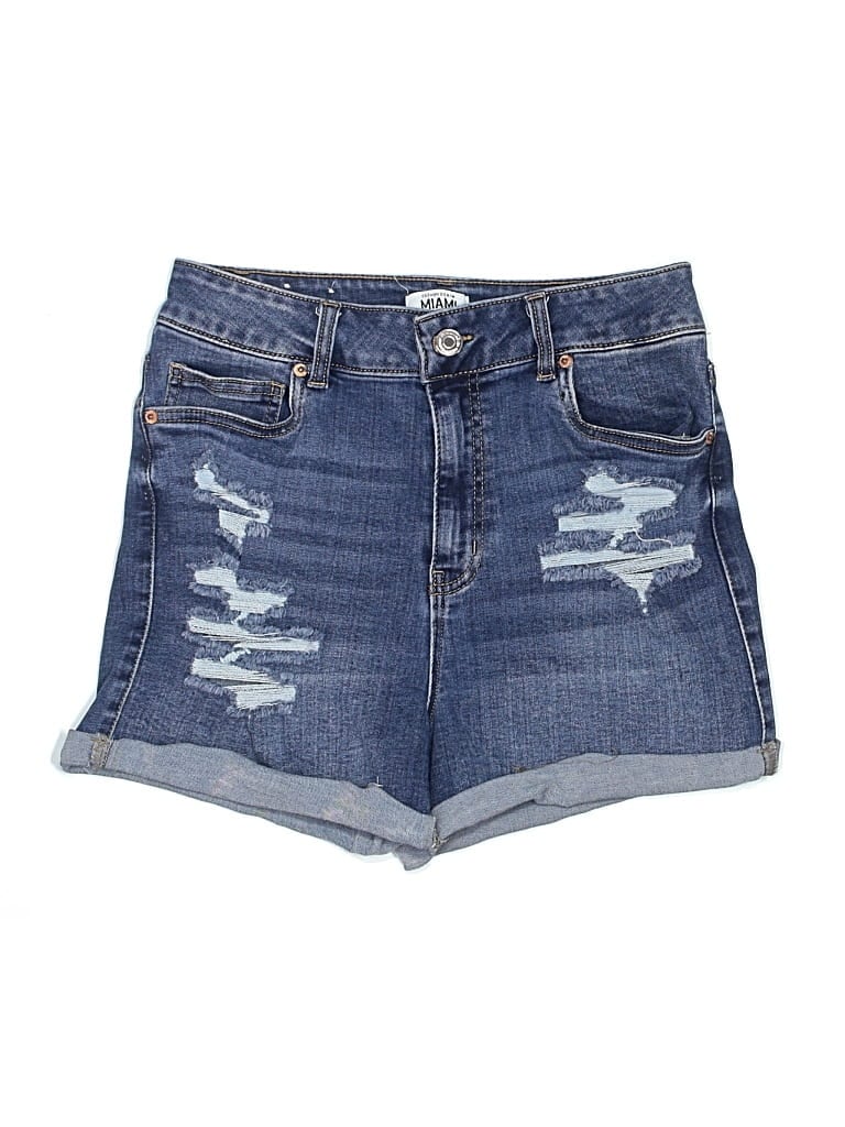 Pre-owned Refuge Denim Shorts In Blue