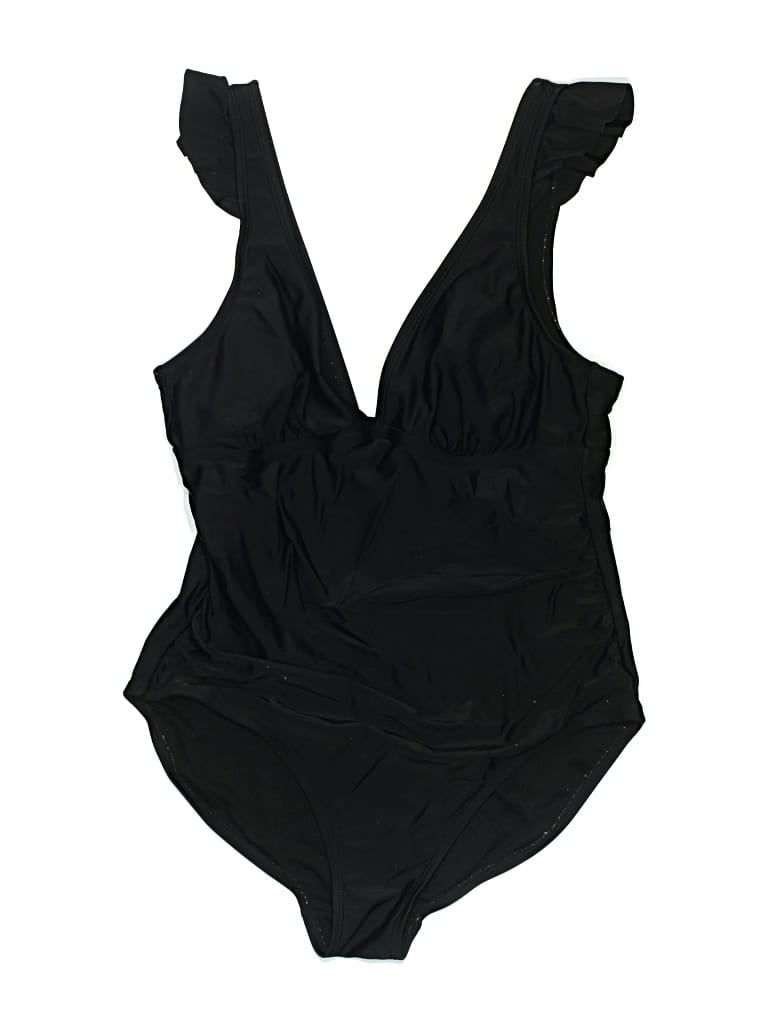 Pre-owned Kona Sol One Piece Swimsuit In Black
