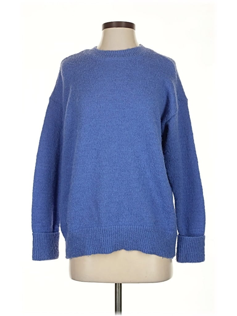 Pre-owned Bar Iii Pullover Sweater In Blue